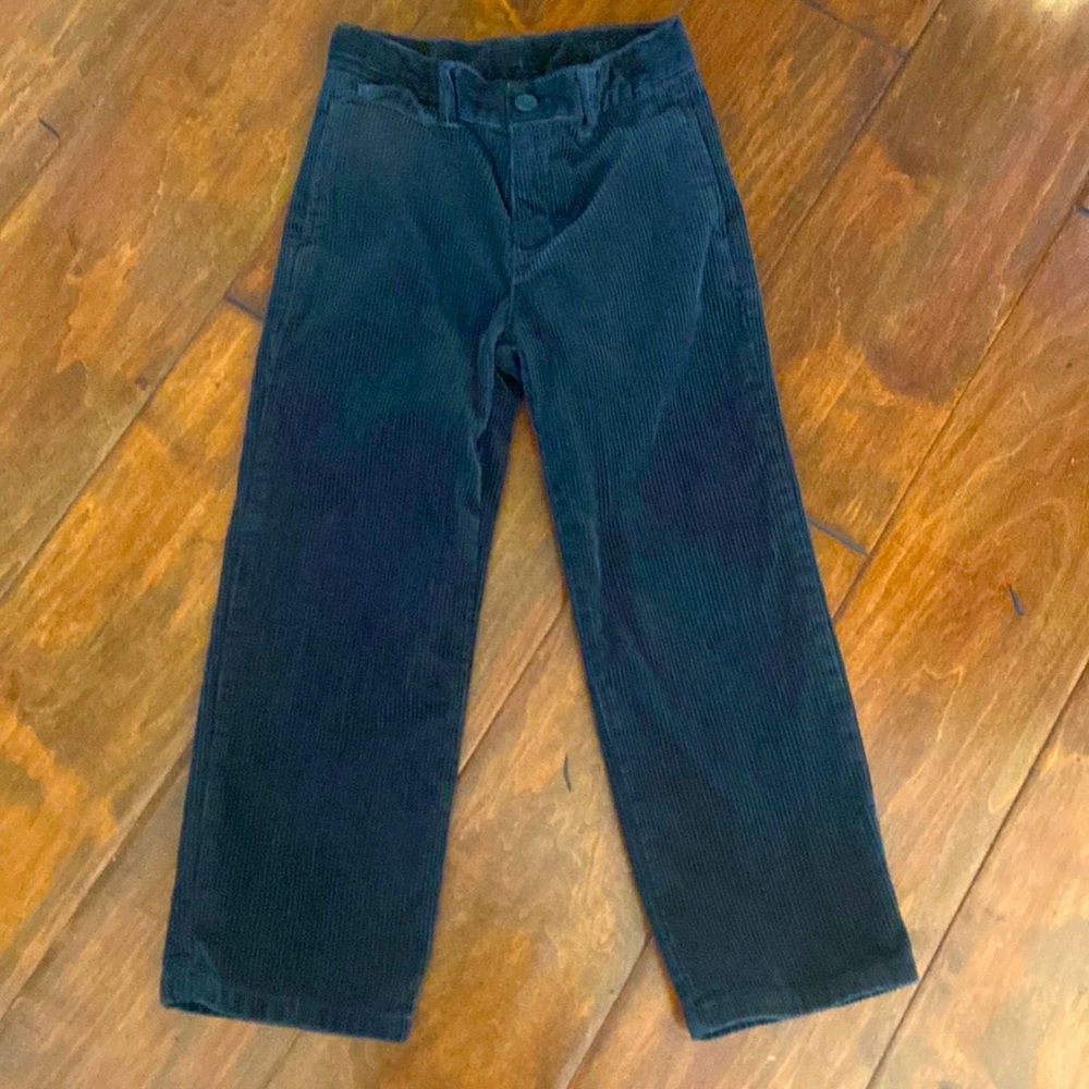 Janie and Jack Boys 4 Black Corduroy Pants